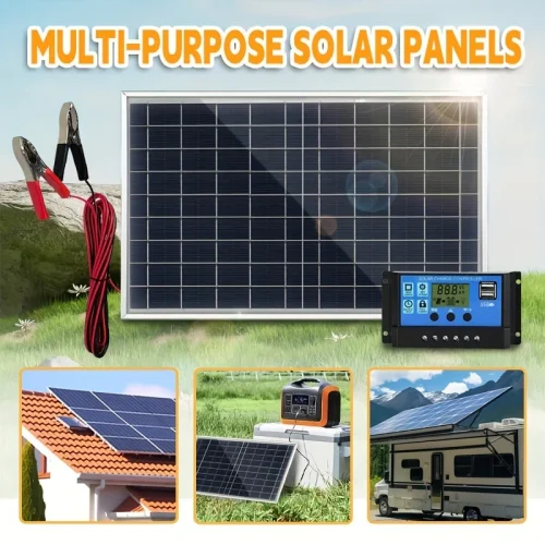 1pc Durable Polysilicon Solar Panel